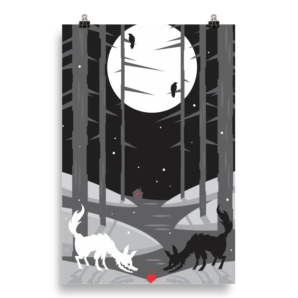 'Wolves' Giclée Posters – High Art Gallery