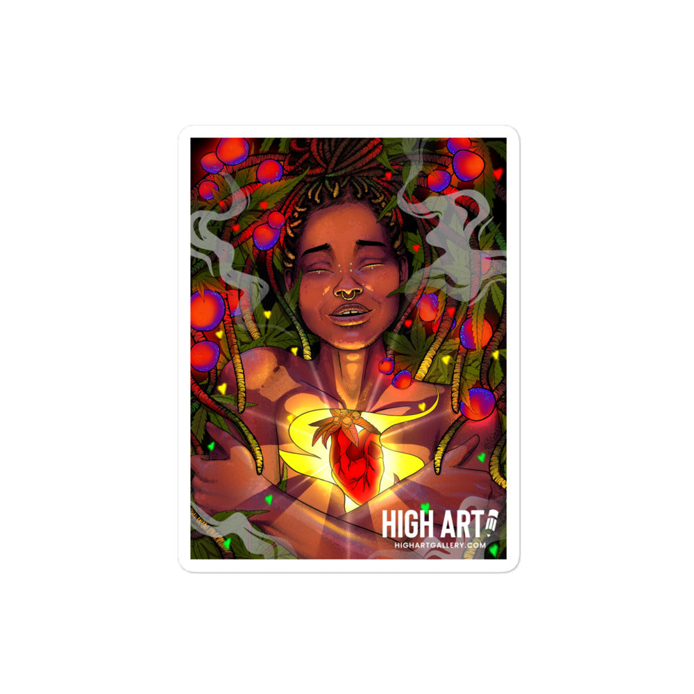 'Ecstatic Embrace' Stickers – High Art Gallery