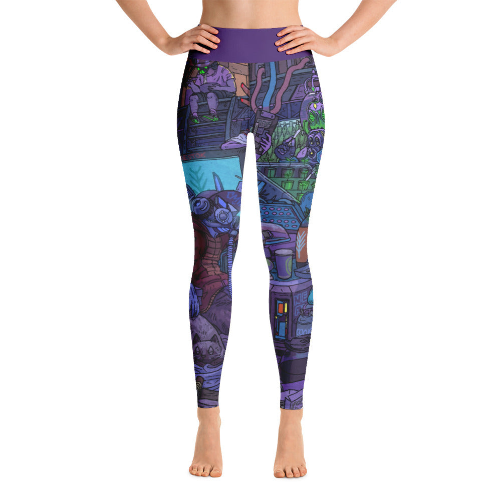 'Old Earth Headquarters' Leggings – High Art Gallery