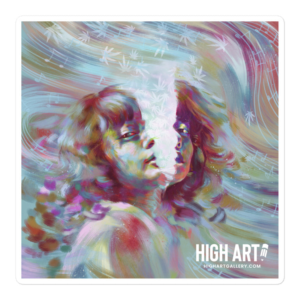 'Current' Stickers – High Art Gallery